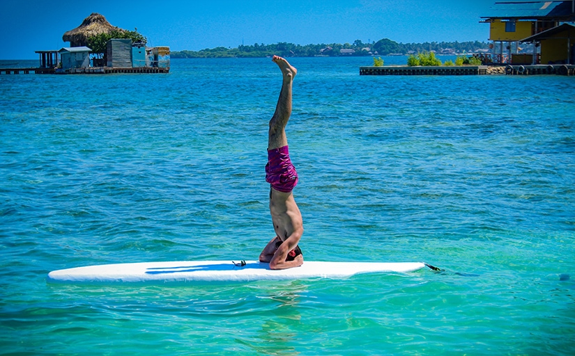 how to choose a paddle board for yoga